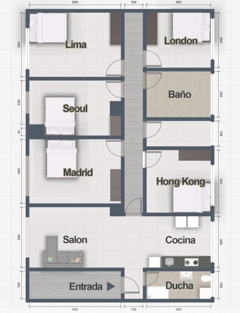 Séjour chez l'habitant Asthet Sevilla *